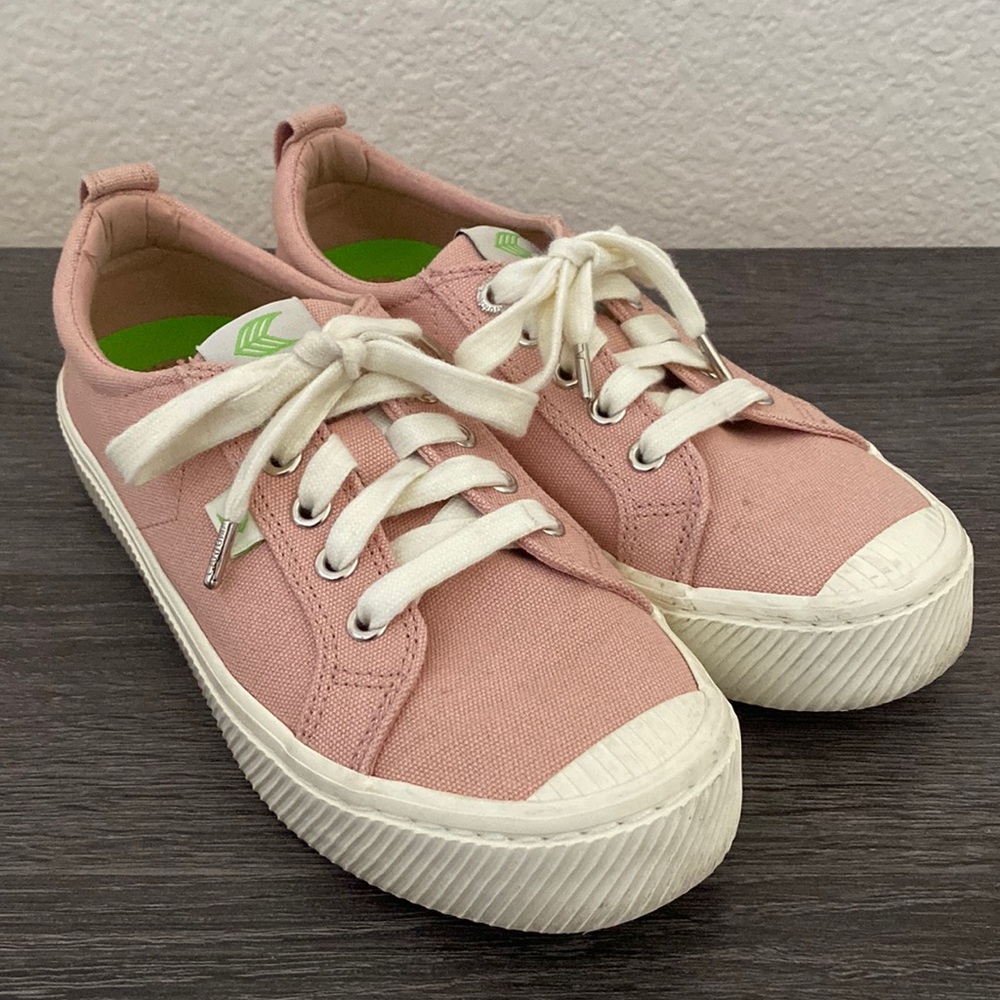 Carimua Women's Low Top Rose Red Canvas Sneaker ~ The OCA Low